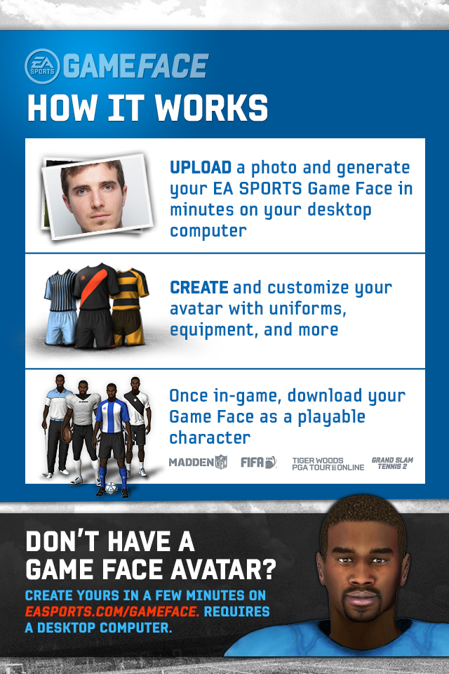 App Shopper EA SPORTS Game Face 3D Avatar (Games)